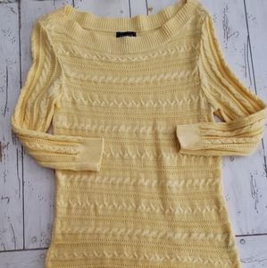 Chaps yellow sweater